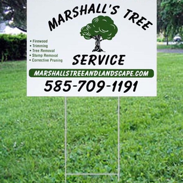 Plastic Corrugated YARD SIGN - 18